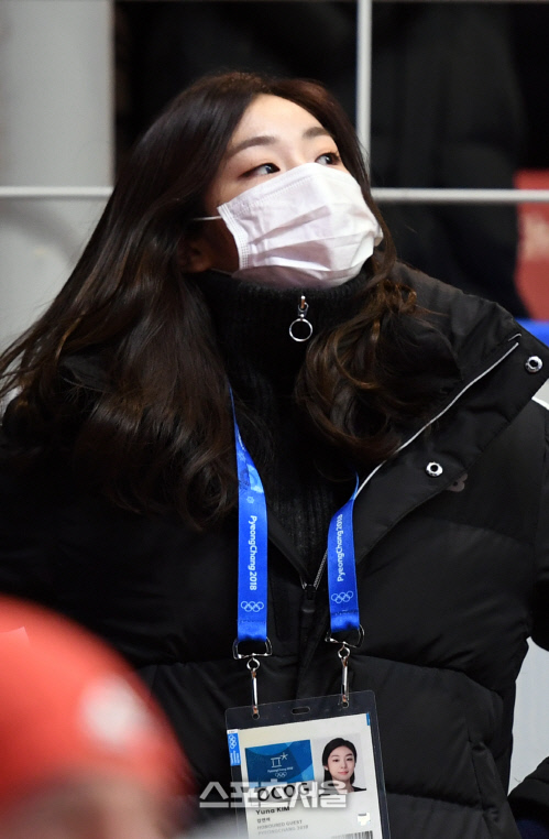 [포토]원윤종-서영우 조를 기다리는 김연아