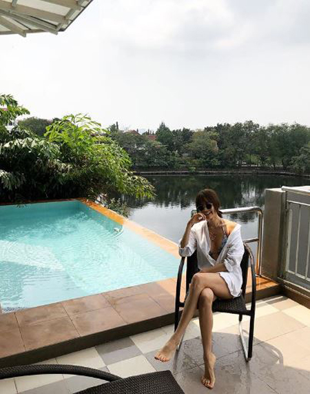 "이기적인 각선미" 양미라, 휴가지서 뽐낸 비키니 자태