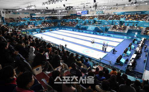 [포토]한국과 스웨덴의 여자 컬링 결승전