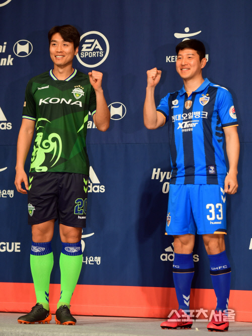 [포토] 개막전 앞둔 이동국-박주호 '좋은 경기 보여드리겠다'