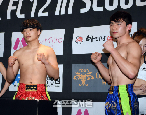 [포토]방태훈과 윤태균, \'맥스FC -75kg의 진정한 승자는?\'