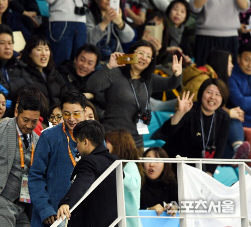 [포토] 장근석, 아이스하키 열기가 뜨겁네요~!