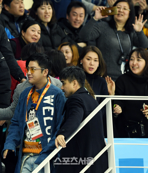 [포토] 장근석, 아이스하키 한일전 관람합니다~!