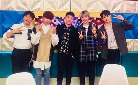 승리, 워너원과 '라스' 인증샷 승리, 워너원과 '라스' 인증샷