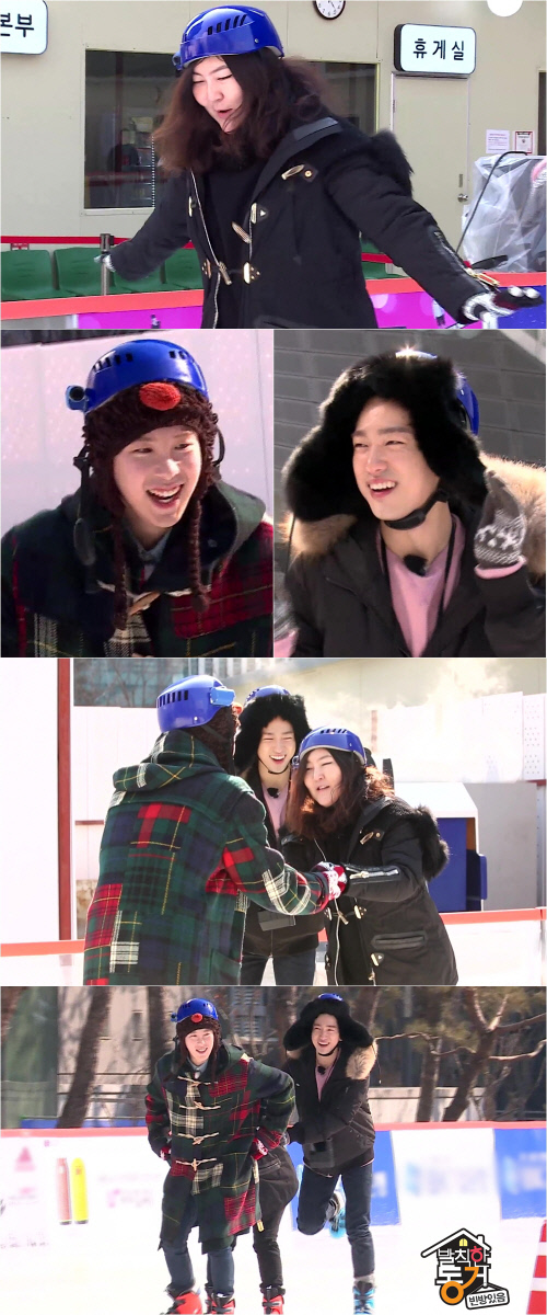 '발칙한 동거' 한혜연의 스케이팅에 진영 "누나 김연아 선수 같아요!"
