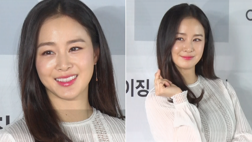 [SS쇼캠] 김태희, 출산 후 첫 공식 행사 '여전한 여신 미모'