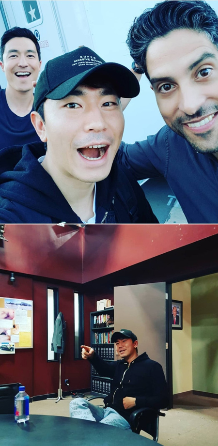 "훈훈한 조합"…이시언, 다니엘 헤니X로드리게즈와 다정한 인증샷  