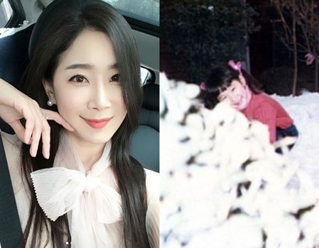 김하영, 성형 의혹에 공개한 사진…'서프라이즈 김태희' 인증