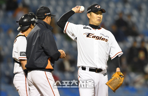 [포토] 한화 송은범, 여기까진가보오...