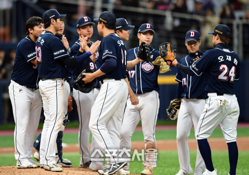 [포토] 두산, 넥센 상대 10-0 대승