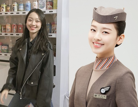 '아시아나항공 최연소 모델' 발탁된 배우 이수민의 청순한 일상