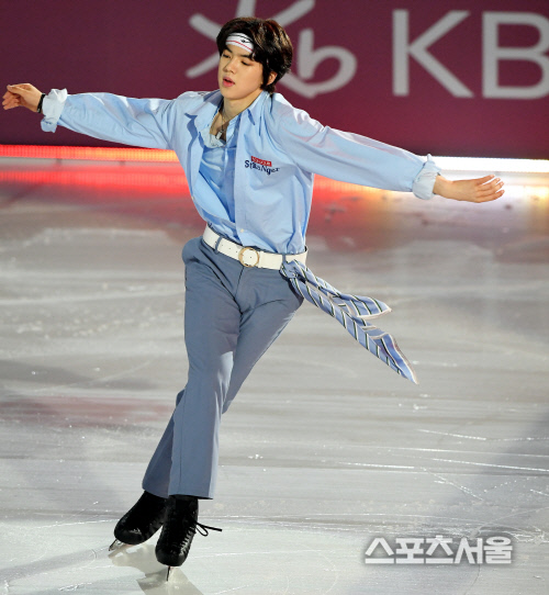 [포토] 차준환, '방탄소년단' 빙의한 연기~!