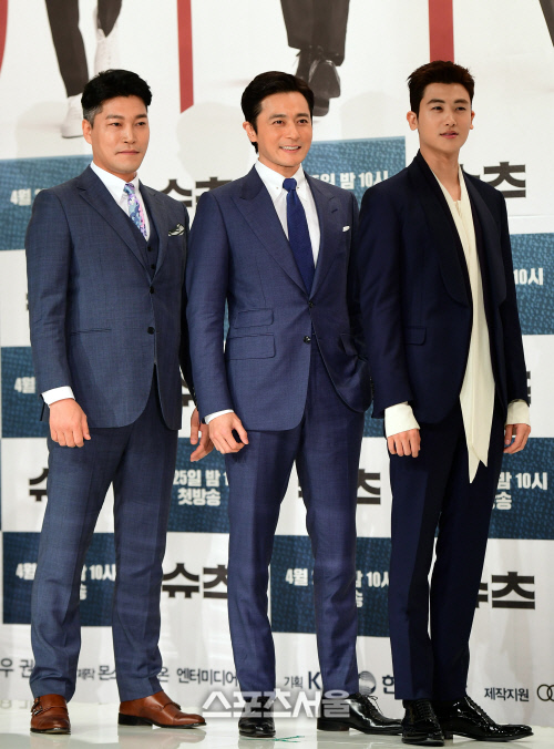 [포토] '슈츠' 최귀화-장동건-박형식, 완벽한 슈트 패션