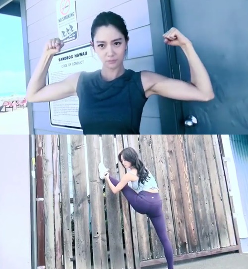 클라라, 요가로 다져진 눈부신 몸매 '판타스틱 보디라인!'