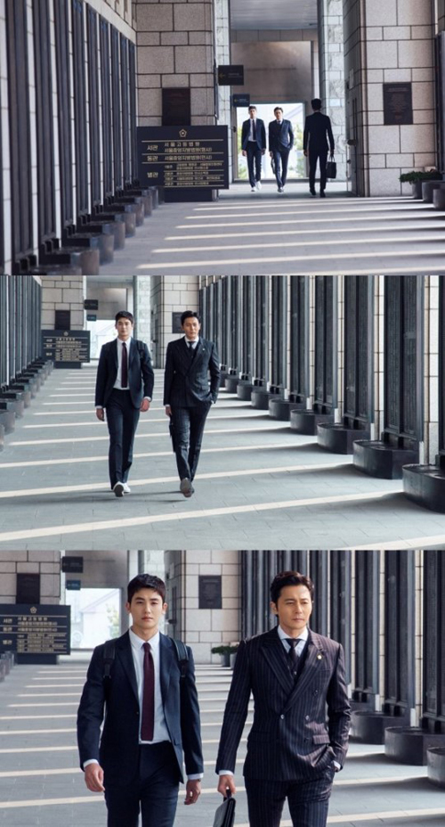 '슈츠' 박형식X장동건, 법정 만남… 본격 '브로맨스' 시동