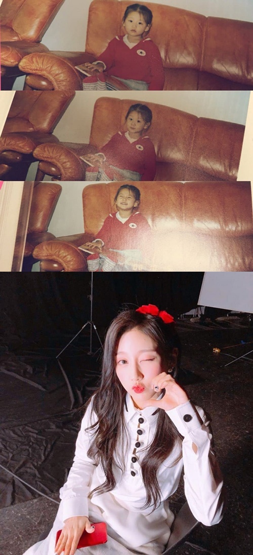 [★SNS] 러블리즈 예인, 모태미녀 인증샷 '떡잎부터 다르네'