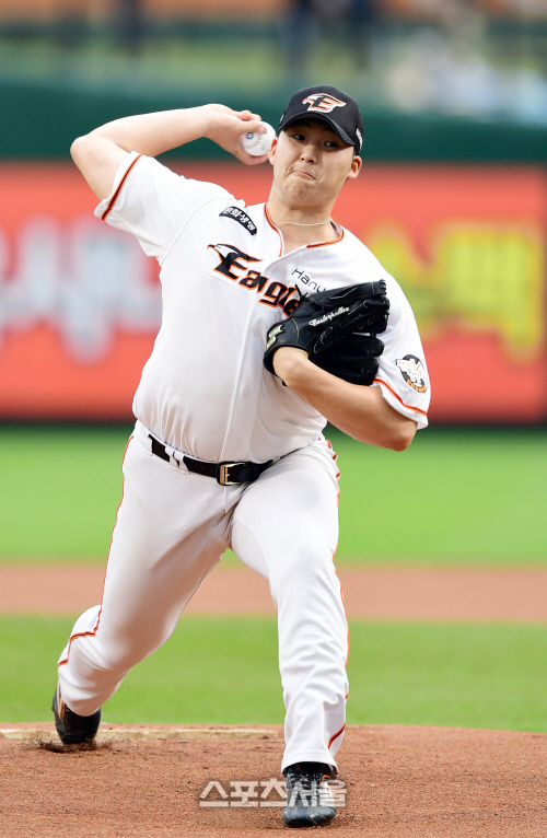 [포토] 김민우 \'승리를 위한 역투\'