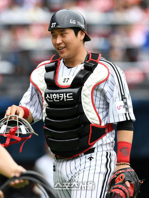 [포토] 유강남, 오늘 시작이 좋아요