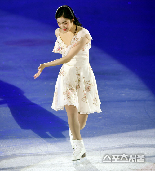 [포토] 김연아, 감사합니다~!