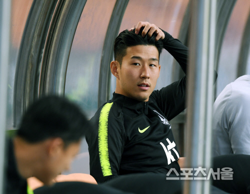 [포토] 손흥민, 온두라스 평가전...반드시!