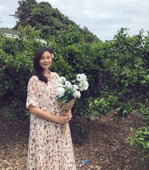 [★SNS] '예비 엄마' 차예련, 만삭임에도 '굴욕無' 민낯 미모