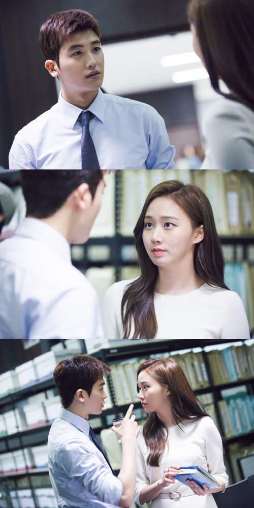 '슈츠' 박형식-고성희, 마주선 두 男女 '눈맞춤 심쿵'