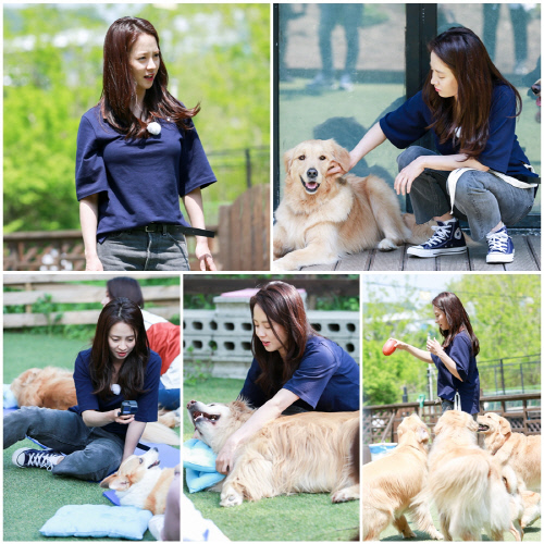 송지효 강아지마스터