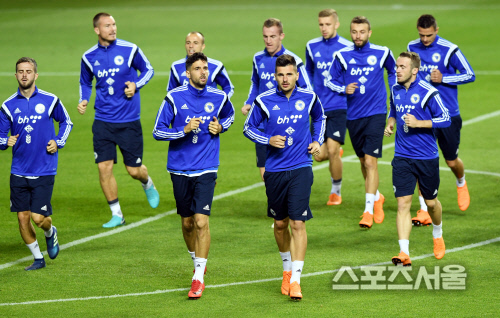 [포토] 보스니아 축구대표팀, 전주에서 평가전 준비!