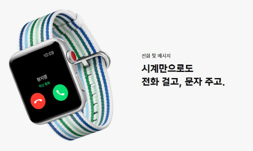 SK텔레콤, LTE탑재 ‘애플워치3’ 15일 출시…가격은 미정