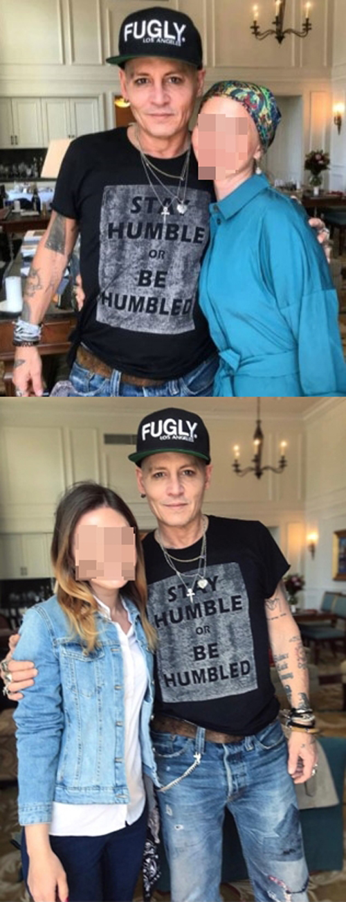 "너무 말라 못 알아볼 뻔" 조니뎁, 앙상해진 근황