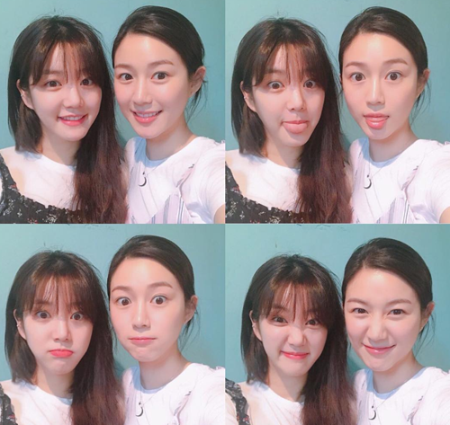 [★SNS] 이다인X이유비, '여배우 자매'의 우월 美모