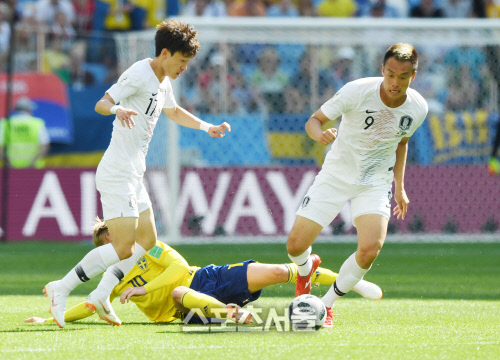 [니즈니 라이브]김신욱 "스웨덴전 선발? 세네갈 평가전 끝난 뒤 정해져"