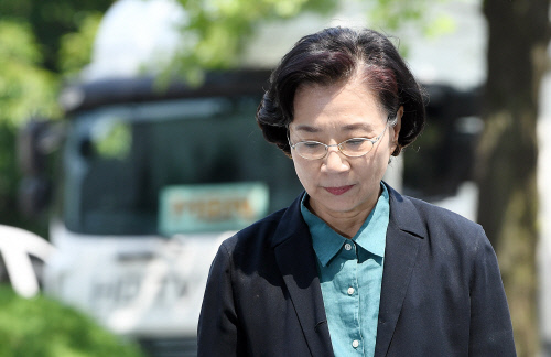 한진家 이명희, '불법고용 혐의' 오늘 다시 구속심사