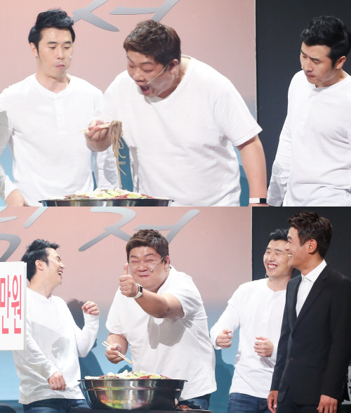 '개콘' 유민상, 세수대야만한 냉면 먹방 펼친 이유는?
