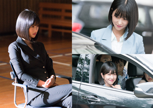 '무법변호사' 서예지, 시크한 똑단발로 변신 '여신 분위기'