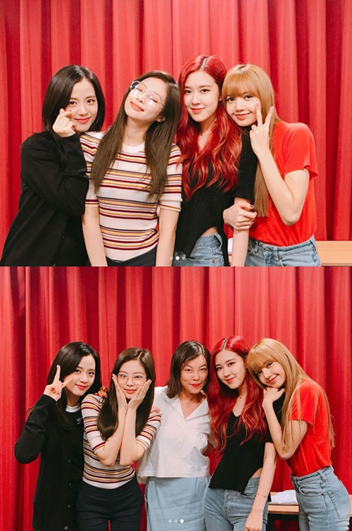 "티+바지면 충분" 블랙핑크, '최파타' 인증샷서 청순美 발산