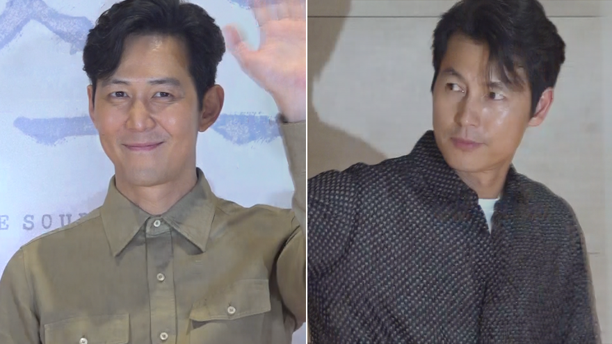 [SS쇼캠] 황찬성-이정재-하정우-정우성, 팬 서비스도 완벽한 남자들 ('식구' VIP 시사회)