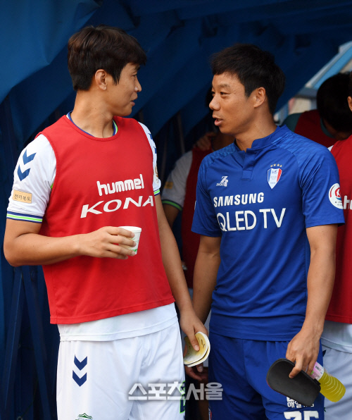 [포토] 이동국 '좋은 경기 하자'