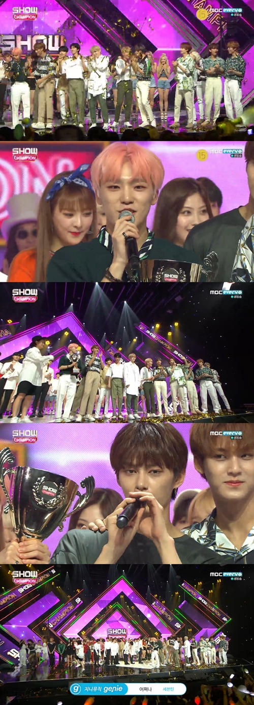 '쇼챔피언' 세븐틴, 7월 마지막주 1위…마마무 여자친구 컴백(종합)
