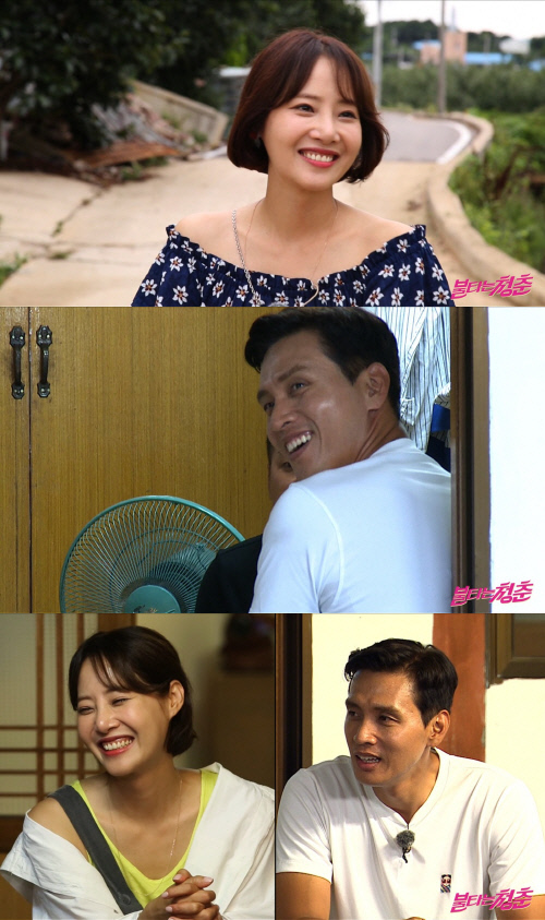 '불타는 청춘' 강경헌, 여신 비주얼로 컴백…'구본승과 핑크빛' 예고