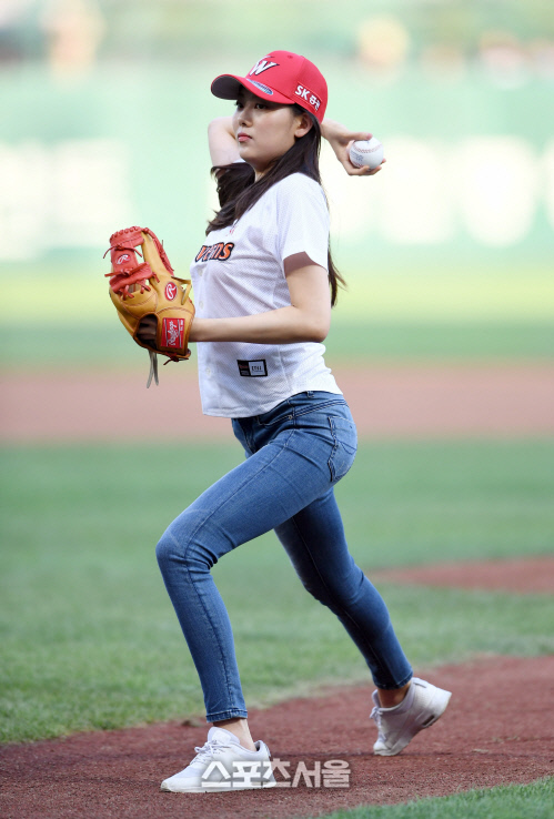 [포토]미스코리아 김계령...시구