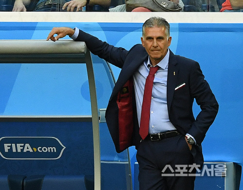 [포토] 이란의 케이로스 감독, 여유있는 모습?