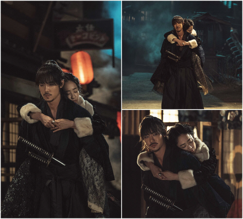 '미스터 션샤인' 유연석X김민정, 어부바 동행 포착 '미묘한 분위기'