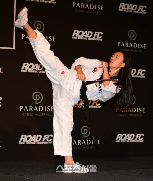 중국 태권소녀 스밍, 중국의 국민여동생이기도 합니다~[포토]