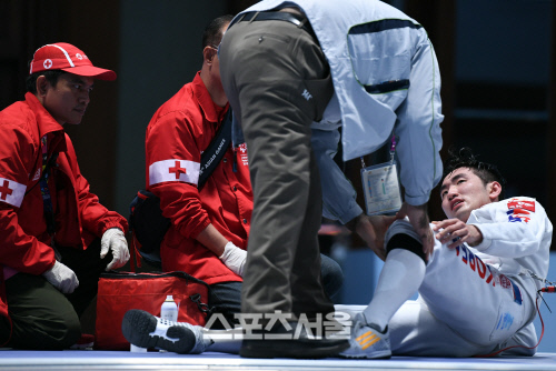 [포토] 박상영, 부상에도 값진 은메달 획득