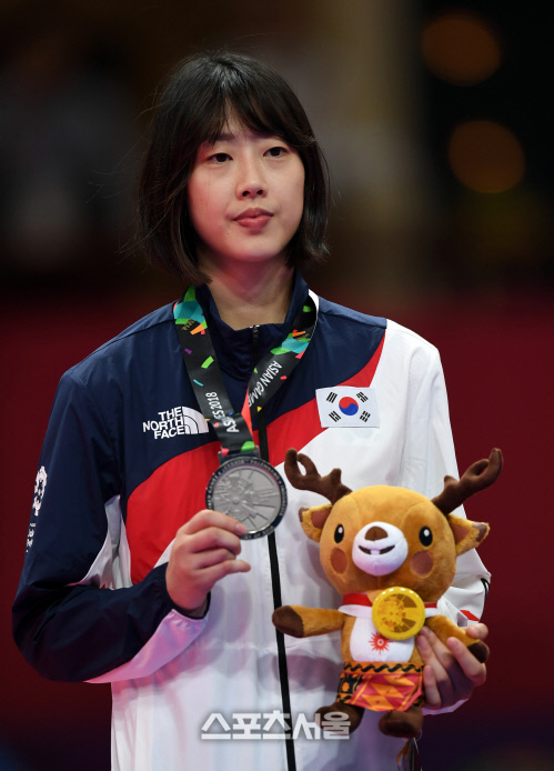 [포토] 이아름, AG 2연패 실패 '은메달'