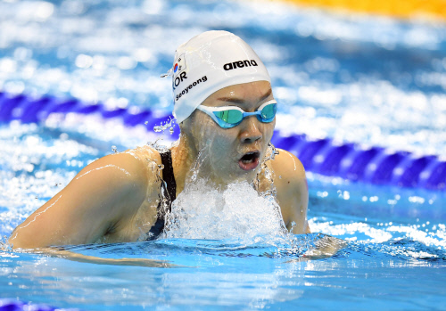[자카르타AG]김서영, 여자 개인혼영 400m 은메달 획득…'인천 아쉬움' 털었다