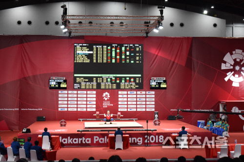 [자카르타AG]역도 남북대결 北 오강철 금메달…원정식 노메달