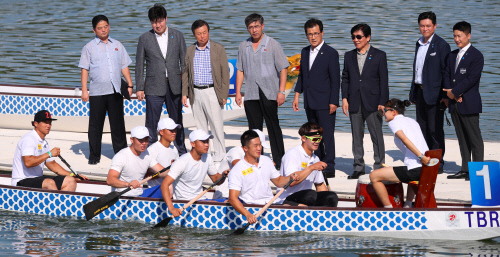 [자카르타AG] 김동용 男 조정 싱글스컬 은메달