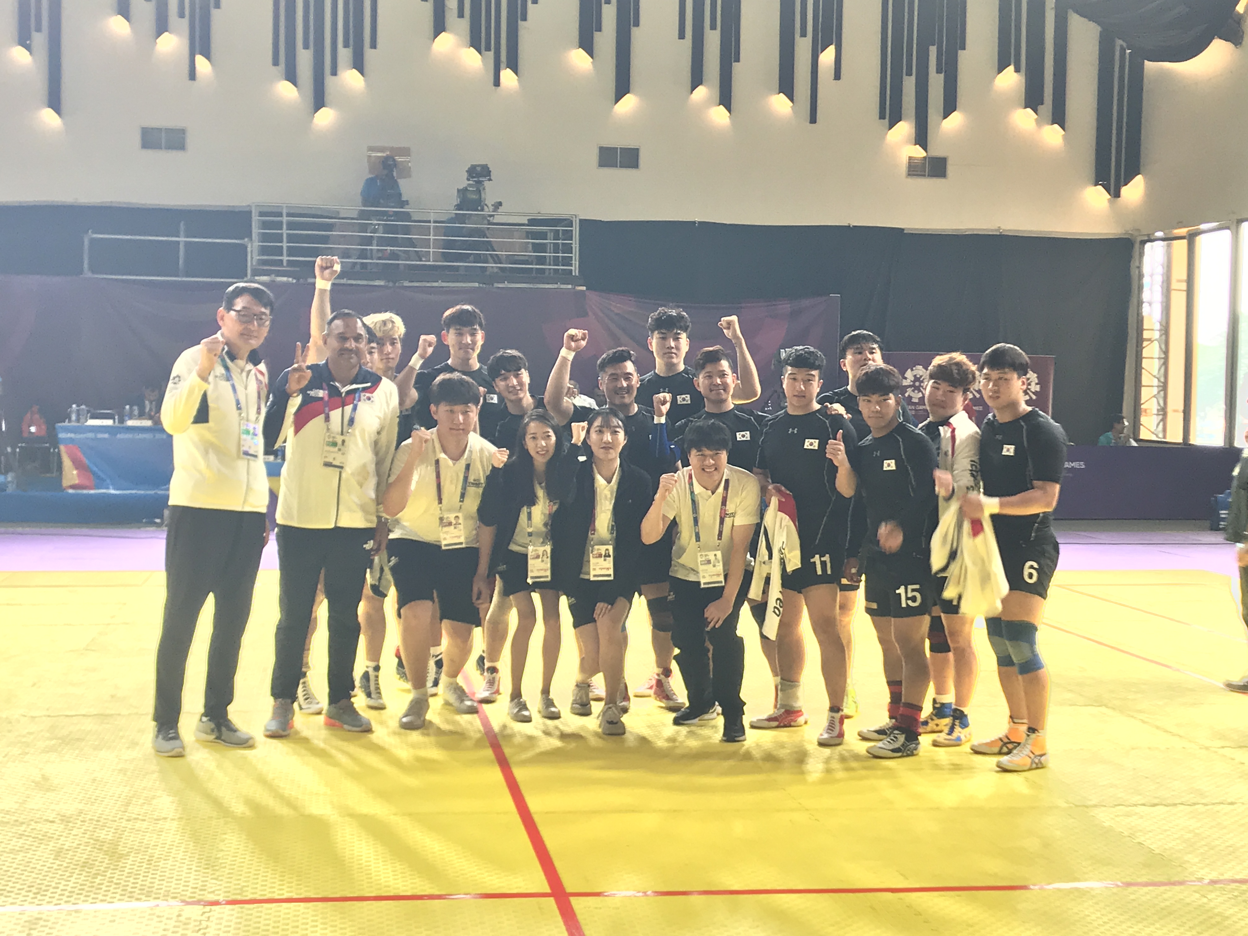 [자카르타AG]남자카바디, 이란에 져 아쉬운 은메달…불모지서 만든 기적